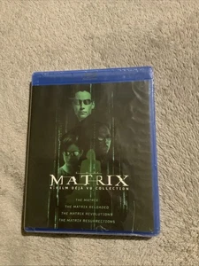 The Matrix: 4-Film Déjà Vu Collection (Blu-ray, 1999-2021, Widescreen) BRAND NEW - Picture 1 of 5