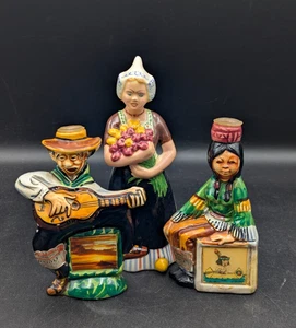 3x Vintage Ceramic Drioli & Zenith BOLS Decanter Bottles - Picture 1 of 11