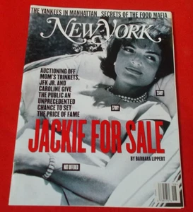 "NEW YORK MAGAZINE"   April 29, 1996   (Jackie Items For Auction +++)  VG - Picture 1 of 2