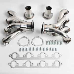 Fits Ford Big Block 429 460 7.0L 7.5L Stainless Shorty Hugger Exhaust Headers - Picture 1 of 9