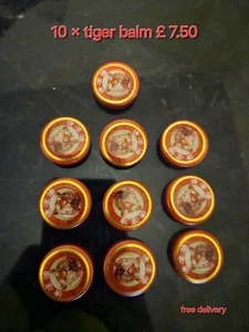 Tiger Balm Essential Oil Relief Headaches Insects Bites Pocket Size 3g. UK x 10 - Picture 1 of 3