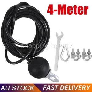 4M Heavy-Duty Steel Gym Wire Rope Home-Cable Replacement Machine Fitness Pulley - Picture 1 of 9