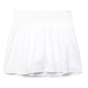 Wonder Nation Girls Smocked Waist Fashion Skirt XXL 18 New with Tags Vivid White - Picture 1 of 4