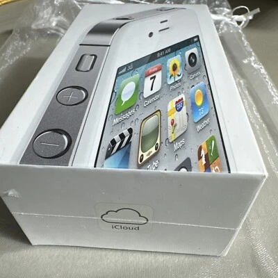 Nuevo sellado y desbloqueado de fábrica Apple iPhone 4s 32 GB Blanco RARO nunca abierto Foto 1 de 4
