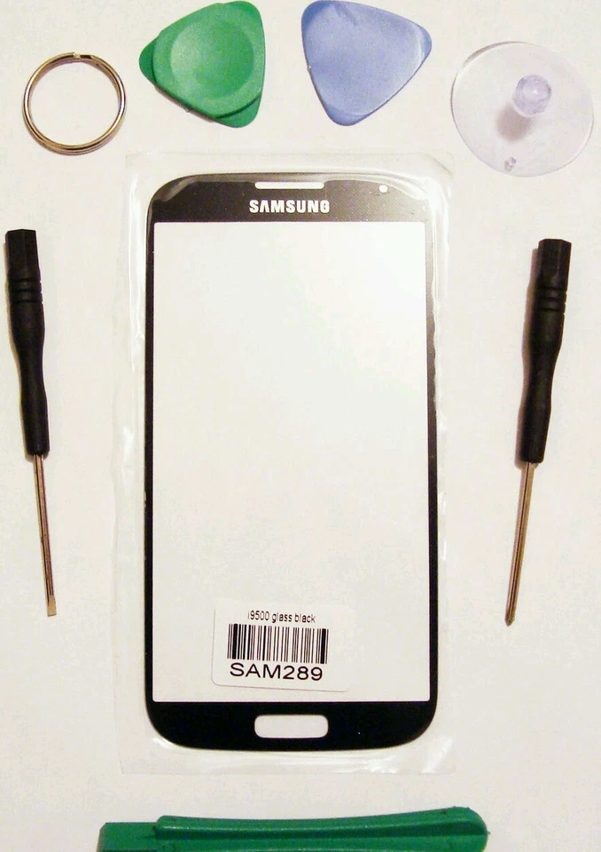 Сменное стекло экрана + инструменты для телефона Samsung Galaxy s4 SIV M1120 M96532 WNS - Изображение 1 из 1