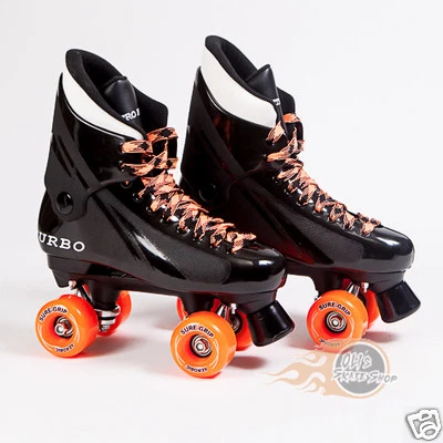 Ventro Pro Turbo Quad Roller Skates, Turbo 33 Style - Sure Grip Aerobic Wheels - Image 1 of 2