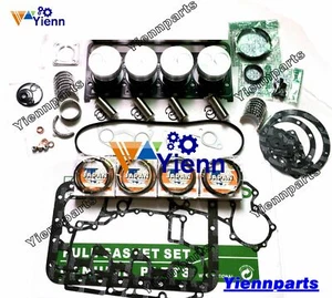 V2003T-EU4 V2003-T-EU4 Overhaul Rebuild Kit For Kubota Engine Bobcat 337D 341D - Picture 1 of 4