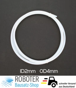 1 Meter PTFE Schlauch 2 mm x 4 mm für Bowden Extruder 1.75mm Filament Tube - Bild 1 von 1