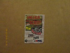 WPHL Alexandria Warthogs Vintage Defunct 1999-2000 Team Logo Pocket Schedule