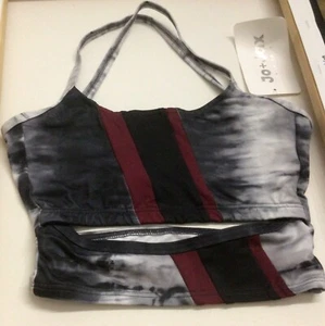 Nuevo con etiquetas Jo + Jax Ropa de Baile Ropa Activa Juvenil Petra Sujetador Corto Talla L Gris - Imagen 1 de 2