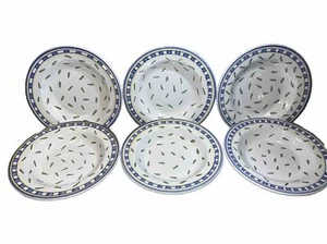 Lot Of 6 ~ WILLIAMS-SONOMA TOURNESOL Italy 9 3/4" Pasta Soup Bowl. Beautiful! - Picture 1 of 17