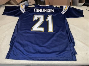 Neu mit Etikett LaDainian Tomlinson San Diego Chargers Trikot Herren XL blau Vintage genäht Pro - Bild 1 von 12