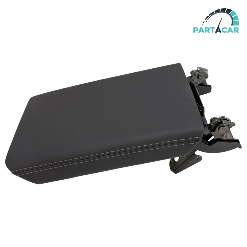 2024 2025 Tesla Model 3 M3 Front Center Console Armrest Lid Cover Black OEM Foto 1 de 4