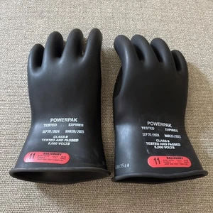 Salisbury Rubber Linesman 11 Handschuhe Klasse 0 D120 5000 Volt getestet 9/2024 - Bild 1 von 7