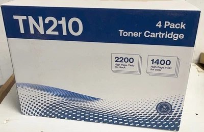 Juego de tóner de 4 colores para Brother TN210 TN-210 Foto 1 de 3