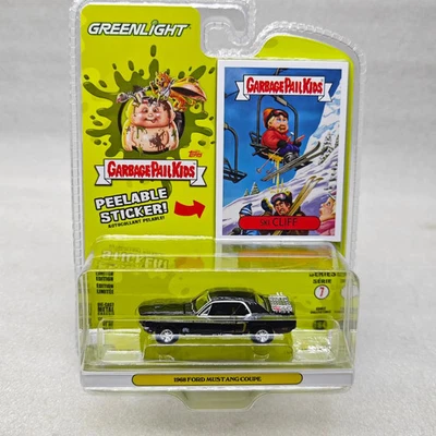 GreenLight 1:64 Garbage Can Children's Series 7- Ski Cliff -1968 Mustang Coupe  - Image 1 of 4