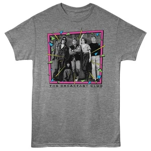 Breakfast Club - Bright Shapes - Adult Solid T-Shirt - Graphite Heather - Picture 1 of 2