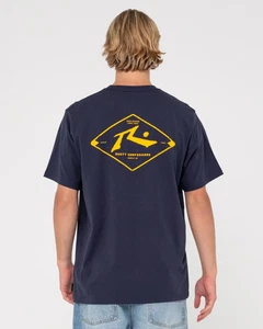 RUSTY Wull wolume SS Tee Navy blue (RefB22S2) - Picture 1 of 2