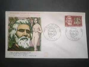 L12G - FIRST DAY ENVELOPE - N°644 - SAINT - POL ROUX - 1968. - Picture 1 of 1