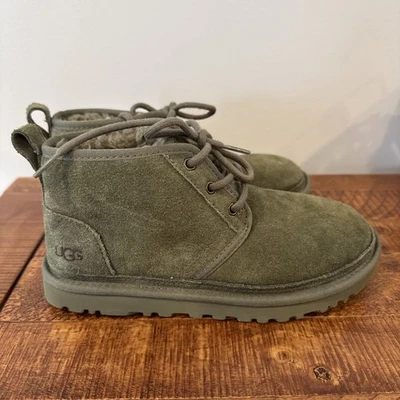 UGG Women's Size 7 Neumel Suede Chukka Boots in Burnt Olive - Image 1 of 4
