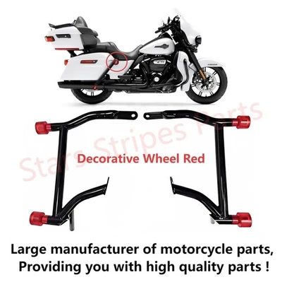 Saddlebag Guard Crash Bars For 2009-2025 Harley Touring Street Glide/Road Glide - Image 1 of 4