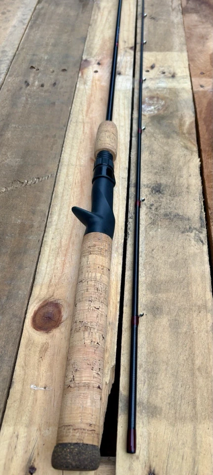 Varilla de fundición de fibra de vidrio BFS - Línea ultraligera de 2-8 lb.  Microguías para microondas Foto 1 de 4