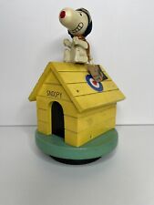 Vintage 1968 Snoopy Schmid Spin Music Box United Feature Syndicate Works