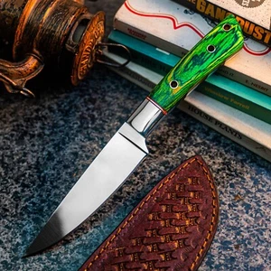 9.4" WILD BLADES CUSTOM HANDMADE HUNTING KNIFE COMBAT FIXED BLADE MILITARY - Picture 1 of 12