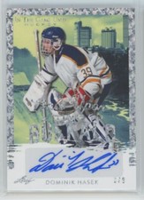 2022-23 Leaf In The Game Used Once Upon a Time Dominik Hasek Auto /9 #OU-DH1