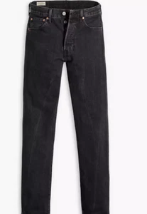 Levi's Premium LOT 501 Original Jeans 100% Cotton Black 34X32 - Picture 1 of 8