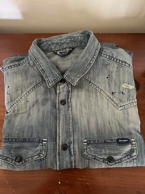 Camisa vaquera vintage diesel desgastada Foto 1 de 4