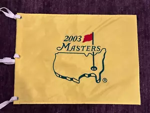 2003 MASTERS Turnier Pin Flagge - MIKE WEIR gewonnen! - Bild 1 von 2