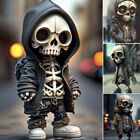Fajne figurki szkieletowe Gotycka rzeźba szkieletowa Halloween Szkielet Lalka Dekoracja