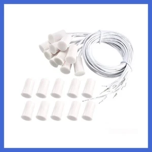 20Pcs NO White Recessed Magnetic Window Door Contacts Alarm SecurityReed Switch - Picture 1 of 10