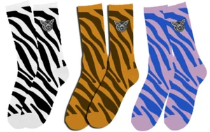 Pig Wheels Zebra Socken 1 PAAR - Bild 1 von 4