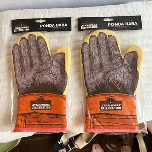 Star Wars Celebration 2017 Orlando Ponda Baba Oven Mitts Set Of 2 By Disney New - Picture 1 of 2