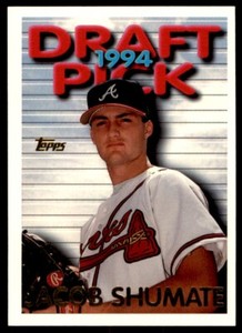 1995 TOPPS RC #6 JACOB SHUMATE ATLANTA BRAVES
