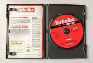 Intuit TurboTax Deluxe Tax Year 2003 COMPLETE Turbo Tax Windows PC Return - Picture 1 of 2