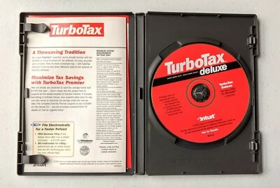 Intuit TurboTax Deluxe Tax Year 2003 COMPLETE Turbo Tax Windows PC Return - Image 1 of 2
