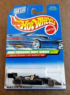 Hot Wheels HOT WHEELS 500 Black #935 1999 TREASURE HUNT SERIES #7/12 1:64 LTD ED - Image 1 of 4