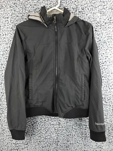 Marmot Womens Black Full Zip Hooded Softshell Jacket Size S Pockets - Picture 1 of 10
