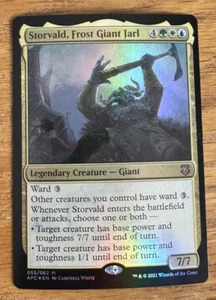 MTG Adventures in the Forgotten Realms Commander, Storvald,Frost Giant Jarl-Foil - Picture 1 of 1