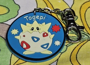 Nintendo Pokemon Togepi - 2000 Rubber Reel Key Chain - Picture 1 of 5
