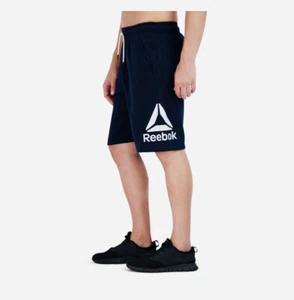 Reebok Herren aktives Uhrwerk 3 Taschen Schweißshorts Lifestyle 10 Zoll Größe Small - Bild 1 von 5