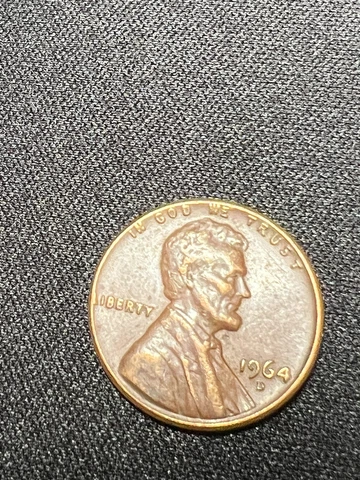 1964 Lincoln Penny - D Mint Mark - 'L' from Liberty on Edge -SUPER RARE! Cover