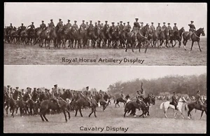 Royal Horse Artillery Display Cavalry Display Military Postcard - Picture 1 of 2