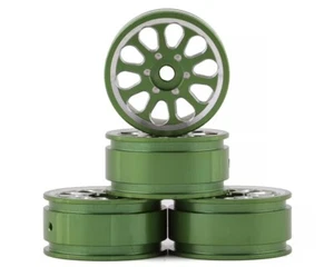 NEW Samix Axial SCX24 Aluminum 1.0" Wheel Set (Green) (4) SAMSCX246069GN - Picture 1 of 3