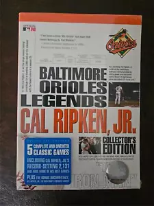 Baltimore Orioles Legends Cal Ripken Jr DVD x6 NEW SEALED 5 complete games - Imagen 1 de 4