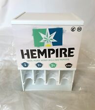 New Hempire Cigarette Hemp Rolling Papers Store Display Case 7.5" x 5.5" x 5"