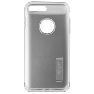 Funda Spigen Slim Armor Series Doble Capa para iPhone 8 Plus/7 Plus - Plateada/Transparente Foto 1 de 3